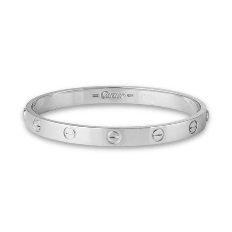 cartier love bracelet white gold